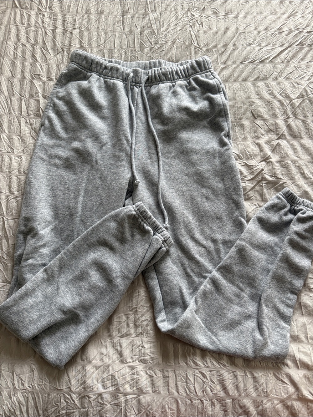 Gray Sweatpants with Drawstring - Picture 1 of 1